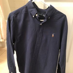 Polo Blue Button Down, Men’s Size M